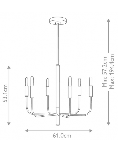 lysekrone sort spisebord stue moderne design