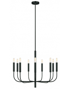 lysekrone sort spisebord stue moderne design