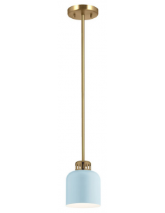 loftlampe pendellampe messing spisebord moderne design køkken stue
