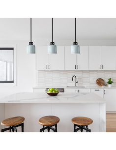 loftlampe pendellampe messing spisebord moderne design køkken stue 2