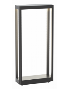 Bedlampe led udendørslamper moderne design stående grå lav havelamper