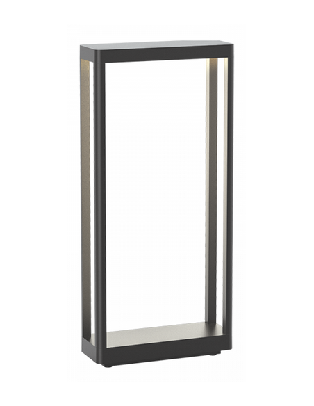 Bedlampe led udendørslamper moderne design stående grå lav havelamper