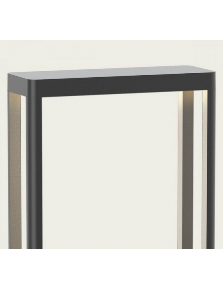 Bedlampe led udendørslamper moderne design stående grå lav havelamper