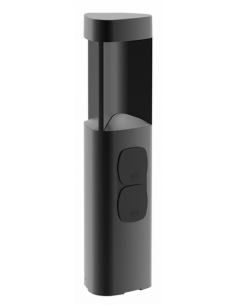 Bedlampe led udendørslamper moderne design stående grå lav havelamper