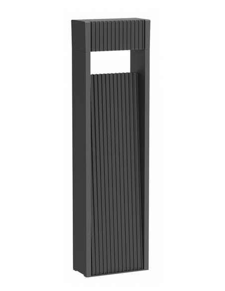 Bedlampe led udendørslamper moderne design stående grå lav havelamper