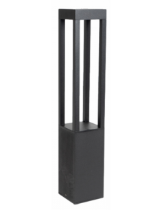 Bedlampe led udendørslamper moderne design stående grå lav havelamper