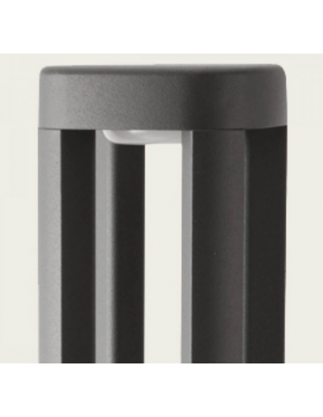 Bedlampe led udendørslamper moderne design stående grå lav havelamper