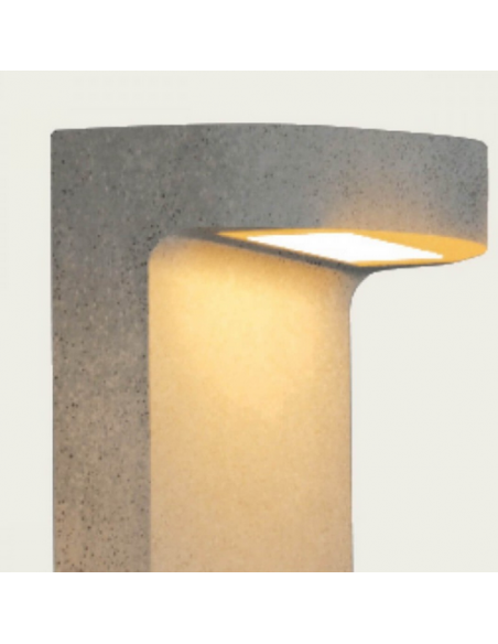 Bedlampe led udendørslamper moderne design stående grå lav havelamper