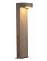 Bedlampe i aluminium, beton og glas H70,4 cm 8W LED - Betongrå