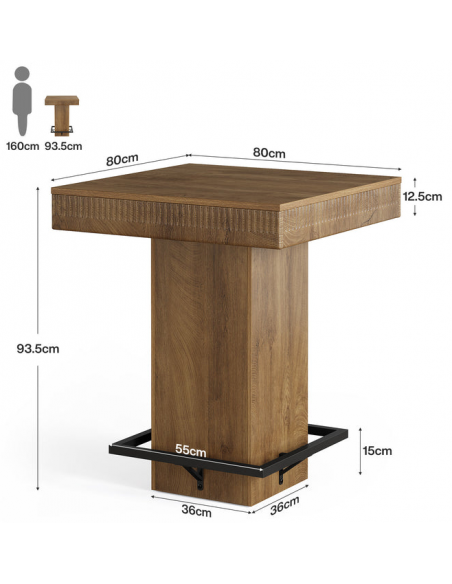 barbord barmøbler indretning bar højt spisebord