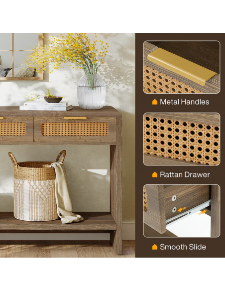 konsolbord indretning konsol bord entrebord skuffer moderne