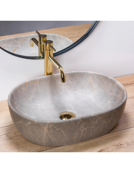 håndvask vask bordmonteret bordplade keramik badeværelse marmor