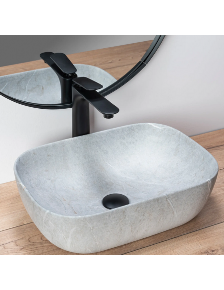 håndvask vask bordmonteret bordplade keramik badeværelse marmor