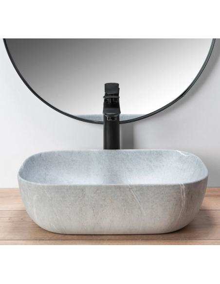 håndvask vask bordmonteret bordplade keramik badeværelse marmor