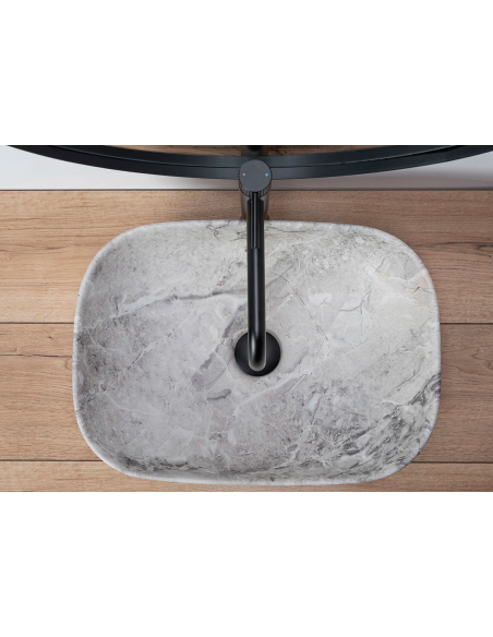 håndvask vask bordmonteret bordplade keramik badeværelse marmor