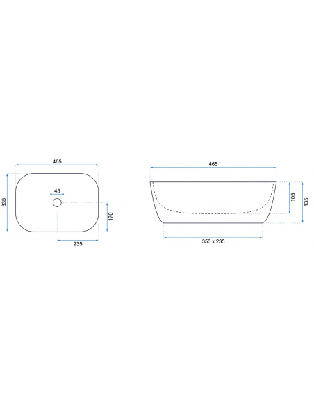 håndvask vask bordmonteret bordplade keramik badeværelse sort