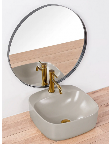 håndvask vask bordmonteret bordplade keramik badeværelse