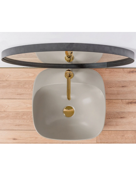 håndvask vask bordmonteret bordplade keramik badeværelse