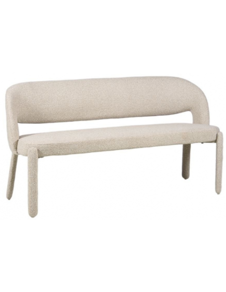 bænk spisebænk spisebord spisebordsstol moderne design stof restaurantindretning skandinavisk