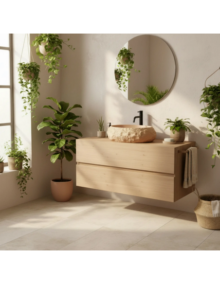 håndvask vask bordmonteret bordplade keramik badeværelse sten