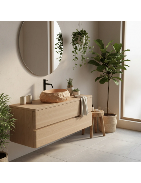 håndvask vask bordmonteret bordplade keramik badeværelse sten