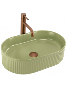 oval håndvask vask bordmonteret bordplade keramik badeværelse 2