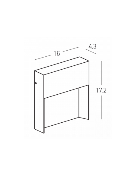 Bedlampe led udendørslamper moderne design stående grå lav havelamper