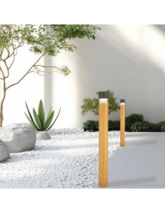 Bedlampe led udendørslamper moderne design stående grå lav havelamper 2