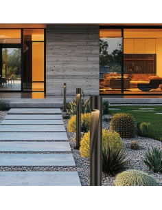 Bedlampe led udendørslamper moderne design stående sort lav havelamper 2