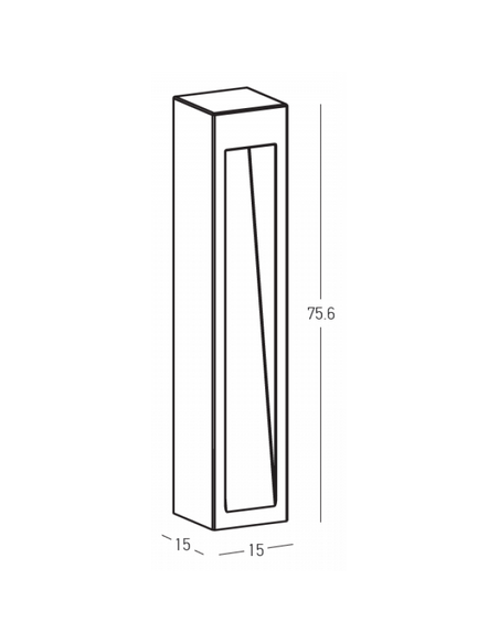 Bedlampe led udendørslamper moderne design stående havelamper