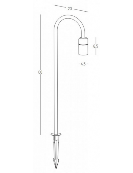 Udendørs bedlamper spyd led havelamper