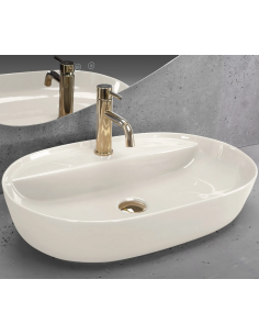 håndvask vask bordmonteret bordplade keramik badeværelse marmor 2