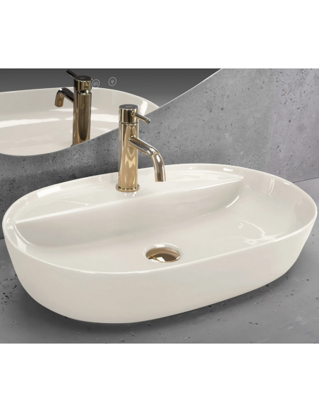 håndvask vask bordmonteret bordplade keramik badeværelse marmor