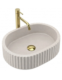 håndvask vask bordmonteret bordplade keramik badeværelse sten 2