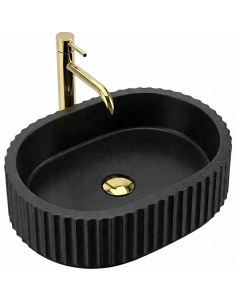 håndvask vask bordmonteret bordplade keramik badeværelse sten 2