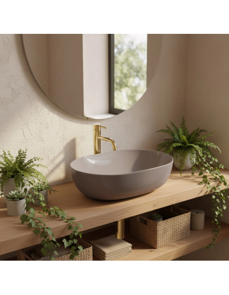 håndvask vask bordmonteret bordplade keramik badeværelse marmor