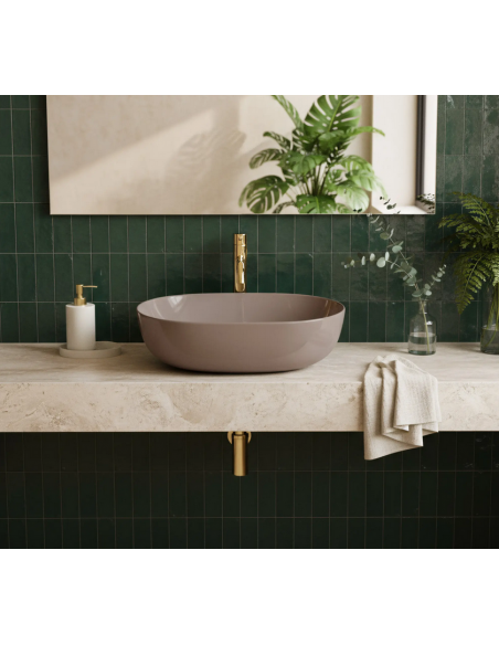 håndvask vask bordmonteret bordplade keramik badeværelse marmor