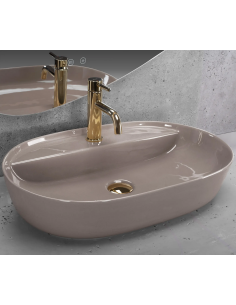 håndvask vask bordmonteret bordplade keramik badeværelse marmor 2