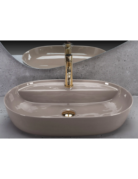 håndvask vask bordmonteret bordplade keramik badeværelse marmor