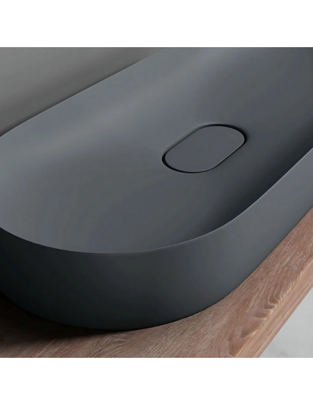 håndvask vask bordmonteret bordplade keramik badeværelse sten