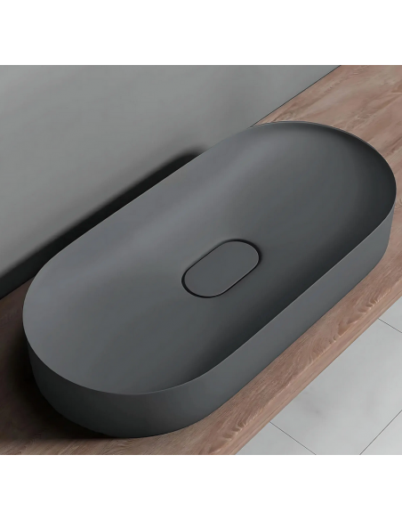 håndvask vask bordmonteret bordplade keramik badeværelse sten