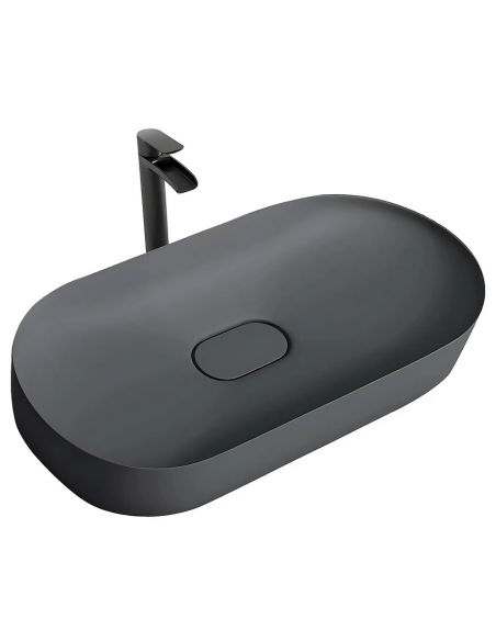 håndvask vask bordmonteret bordplade keramik badeværelse sten