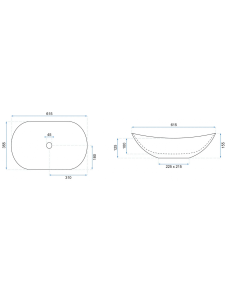 håndvask vask bordmonteret bordplade keramik badeværelse lyserød pink