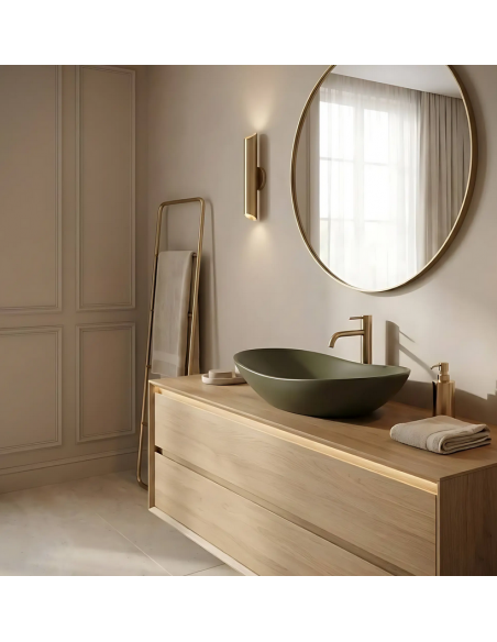 håndvask vask bordmonteret bordplade keramik badeværelse