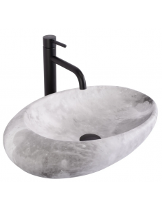 håndvask vask bordmonteret bordplade keramik badeværelse marmor