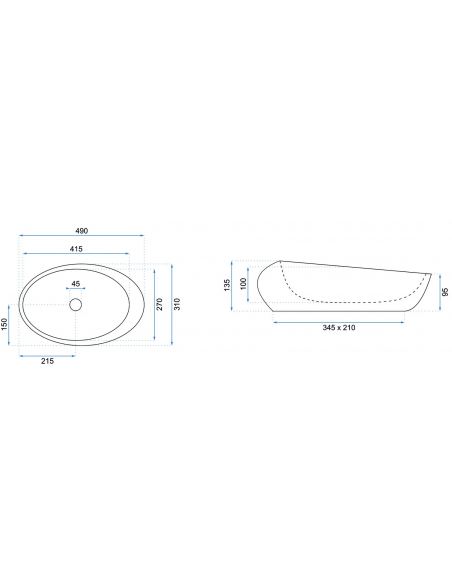 håndvask vask bordmonteret bordplade keramik badeværelse marmor