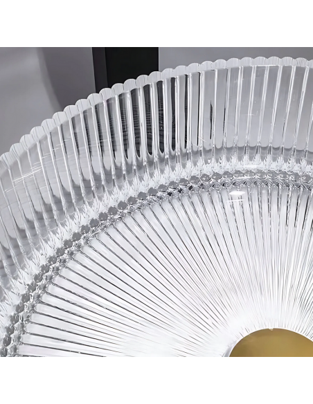 rund håndvask vask bordmonteret bordplade badeværelse glas