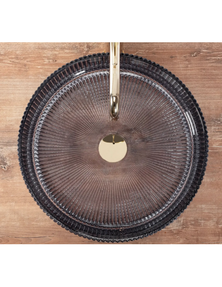 rund håndvask vask bordmonteret bordplade badeværelse glas