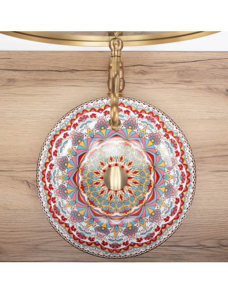 rund håndvask vask bordmonteret bordplade keramik badeværelse