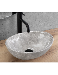 oval håndvask vask bordmonteret bordplade keramik badeværelse 2